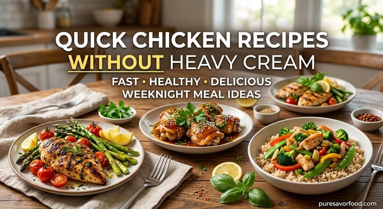 Quick Chicken Recipes Without Heavy Cream