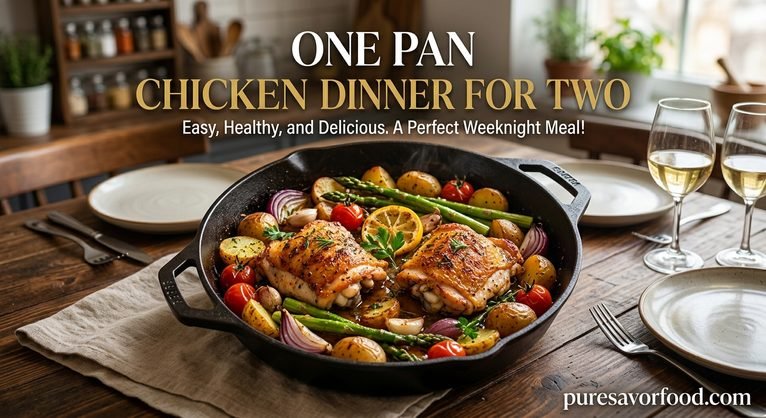 One Pan Chicken Dinner for Two: An Easy, Cozy Weeknight Meal