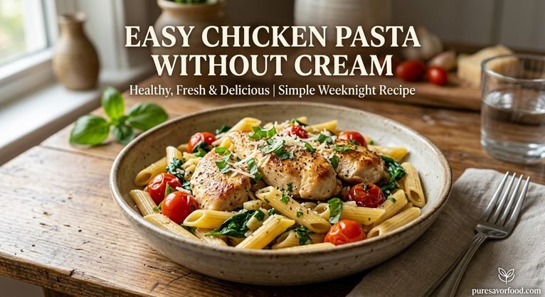 Easy Chicken Pasta Without Cream